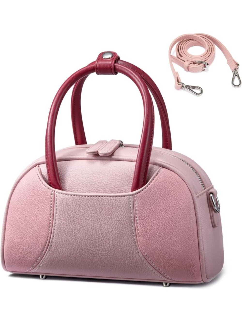Trendy Mini Vintage Hobo Shoulder Bag - Small Clutch with Detachable Strap for